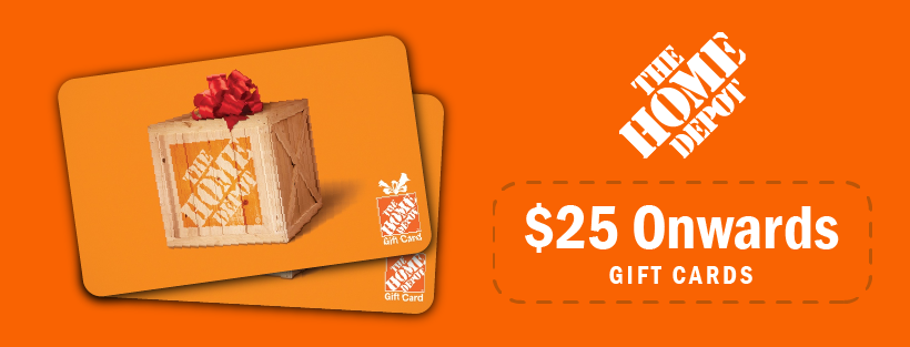 Home Depot Gift Card Discount | July 2022 | Shop From $5 Onwards