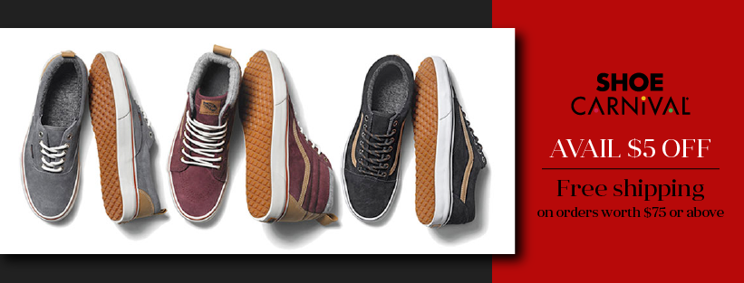 Get $5 Off On Select Footwear With Shoe Carnival Coupons, Promo Codes And Deals